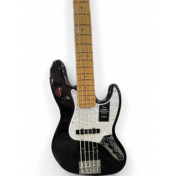 Used Fender Modern Player Jazz Bass V Purple Electric Bass Guitar