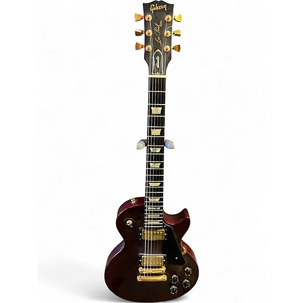Vintage 1991 Gibson Les Paul Studio Wine Red Solid Body Electric Guitar