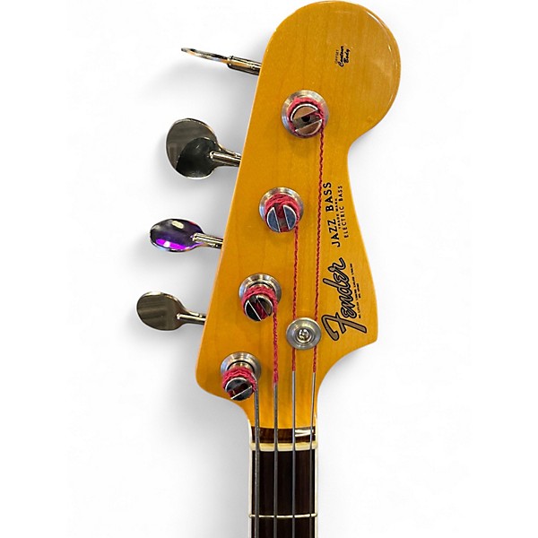 Used Fender American Vintage II 1966 Jazz Bass 3 Tone Sunburst Electric Bass Guitar