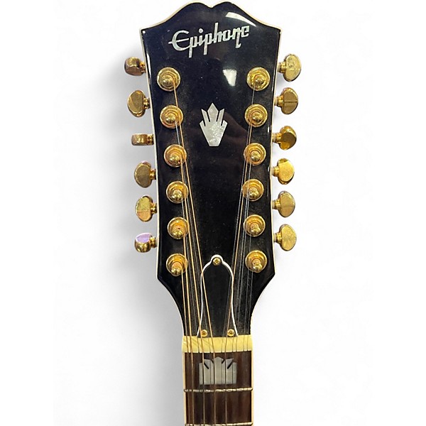 Used Epiphone J-200 EC STUDIO 2 Tone Sunburst 12 String Acoustic Guitar