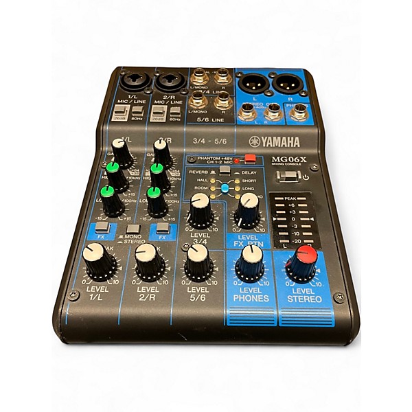 Used Yamaha MG06X Unpowered Mixer