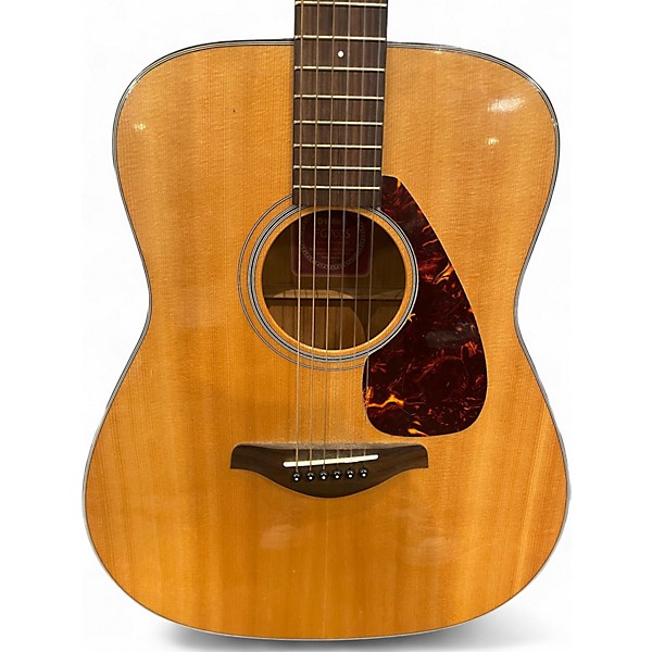 Used Yamaha FGX700SC Natural Acoustic Electric Guitar