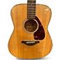 Used Yamaha FGX700SC Natural Acoustic Electric Guitar