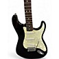 Used Squier Stratocaster Black Solid Body Electric Guitar