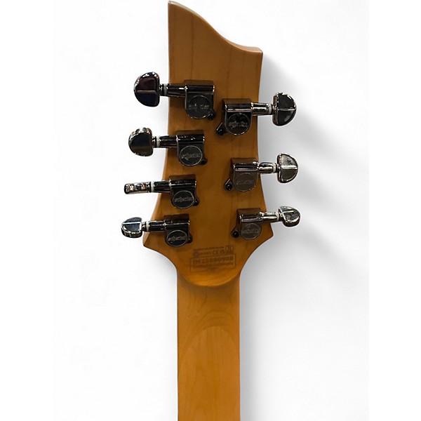 Used Schecter Guitar Research Demon 7 String Alpine White Solid Body Electric Guitar