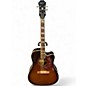 Used Epiphone HUMMINGBIRD PERFORMER PRO Dark Cherry Burst Acoustic Electric Guitar thumbnail