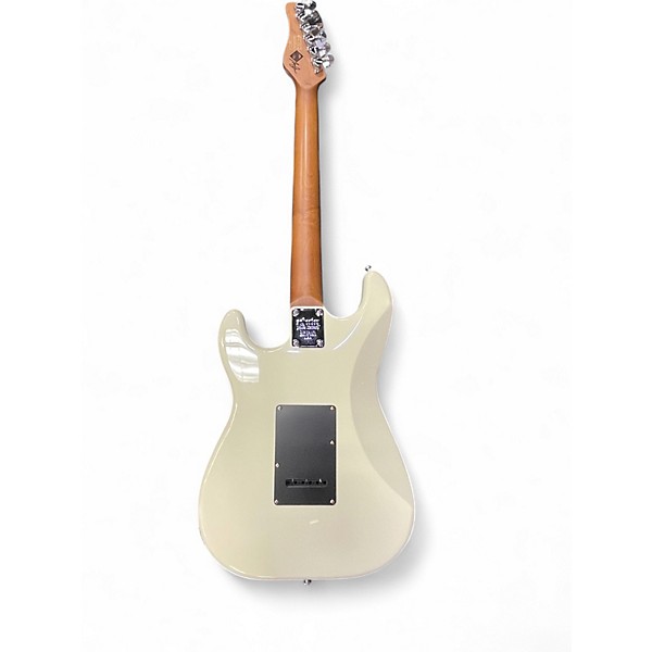 Used Schecter Guitar Research NICK JOHNSTON HSS SIGNATURE  Olympic White Solid Body Electric Guitar