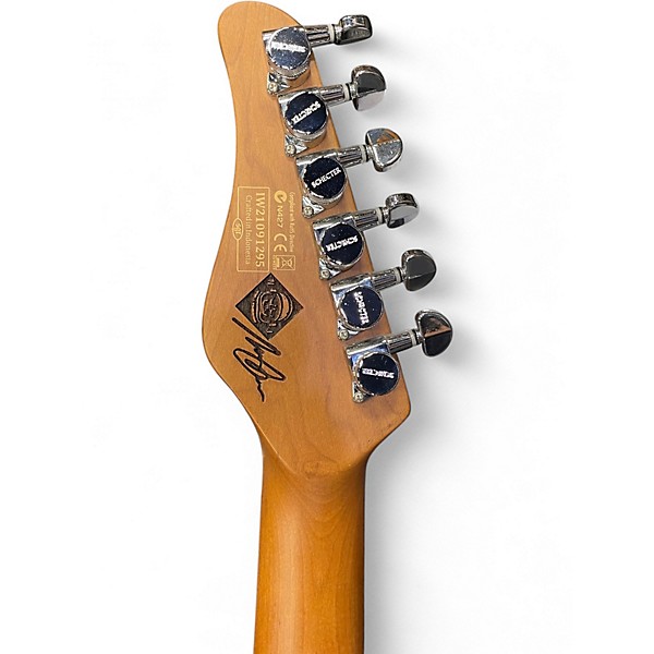 Used Schecter Guitar Research NICK JOHNSTON HSS SIGNATURE  Olympic White Solid Body Electric Guitar