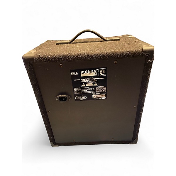Used Fender Rumble 15 15W 1X8 Bass Combo Amp