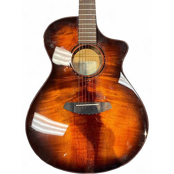Used Breedlove PURSUIT EX S Concert BO CE BOURBON BURST Acoustic Electric Guitar