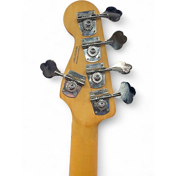 Used Squier 5 STRING PRECISION Shoreline Gold Electric Bass Guitar