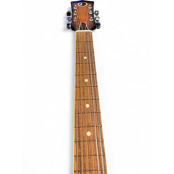 Vintage 1960s Kay Archtop Hollowbody 3 Tone Sunburst Acoustic Guitar