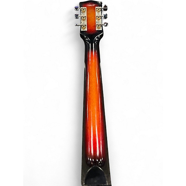 Vintage 1960s Kay Archtop Hollowbody 3 Tone Sunburst Acoustic Guitar