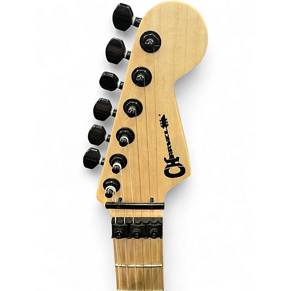 Used Charvel SATCHEL SIGNATURE PRO MOD Yellow Tiger Solid Body Electric Guitar