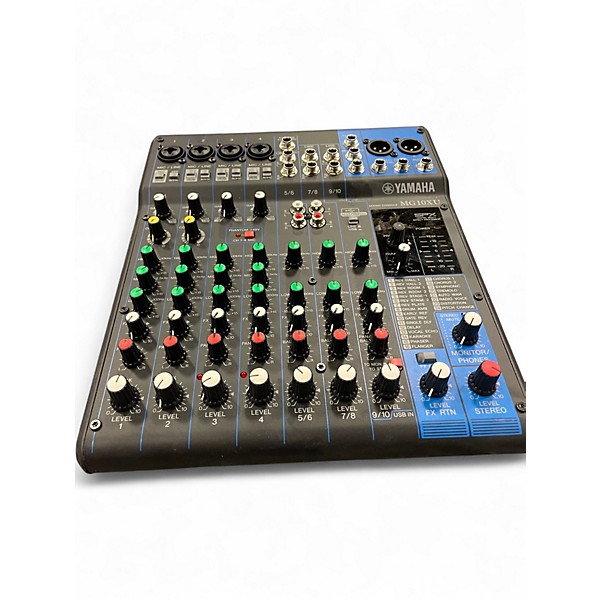 Used Yamaha MG10XU 10 Channel Mixer with Effects Unpowered Mixer