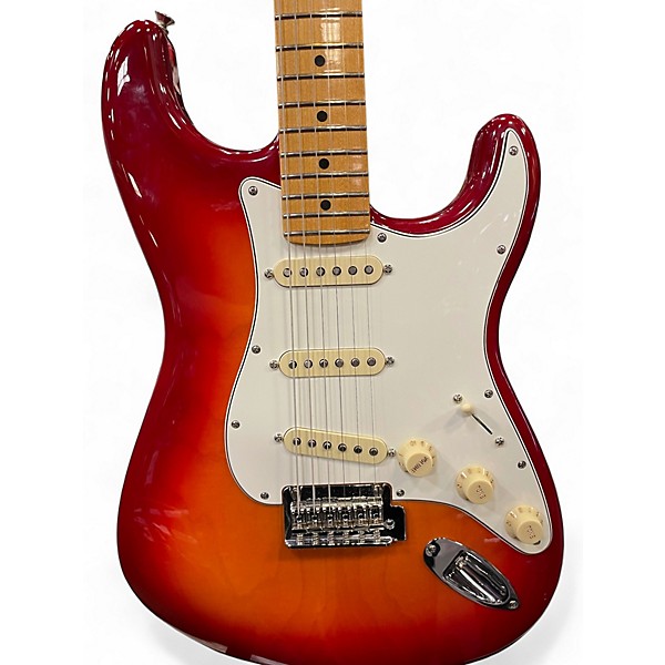 Used Fender STRATOCASTER CHAMBERED Cherry Sunburst Solid Body Electric Guitar