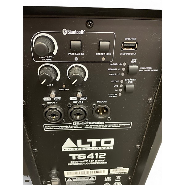 Used Alto TS412 Powered Speaker