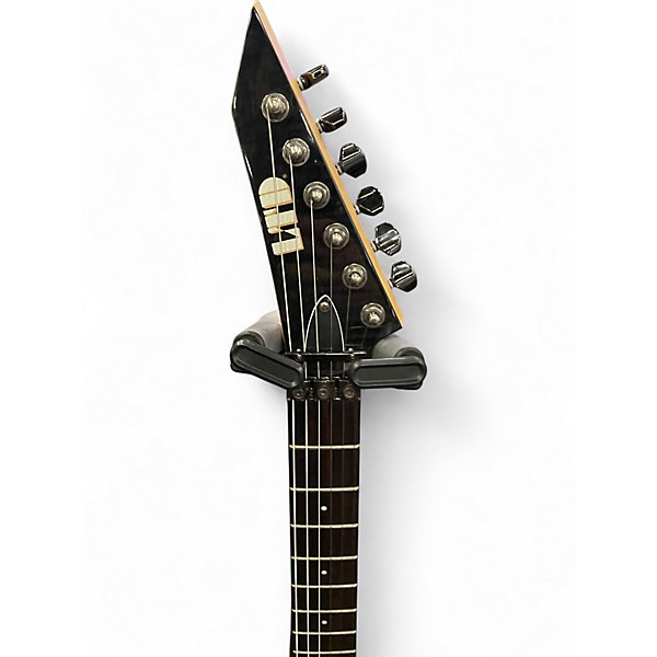 Used ESP LTD M100FM Trans Charcoal Solid Body Electric Guitar