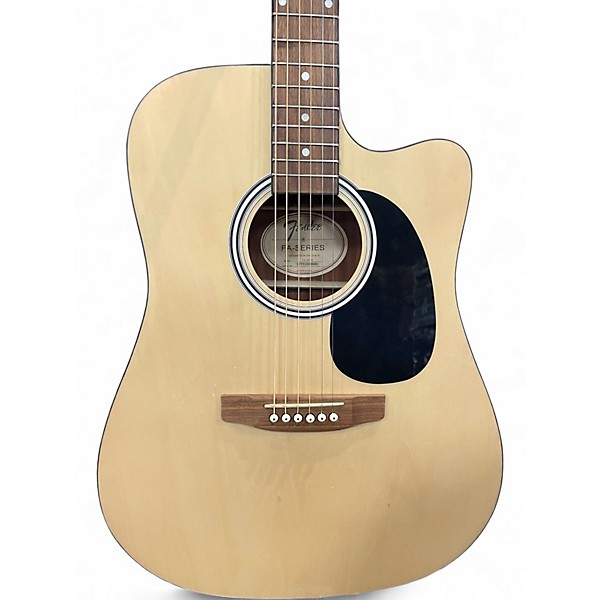 Used Fender FA25CE Natural Acoustic Electric Guitar