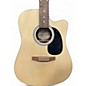 Used Fender FA25CE Natural Acoustic Electric Guitar