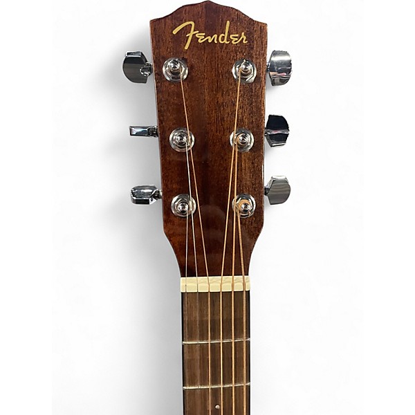 Used Fender CD60SLH Natural Acoustic Guitar