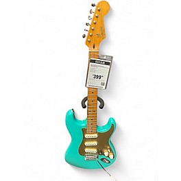 Used Squier 40TH ANNIVERSARY STRATOCASTER Seafoam Green Solid Body Electric Guitar