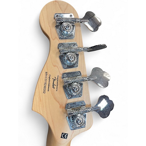 Used Squier Affinity Precision Bass Black Electric Bass Guitar