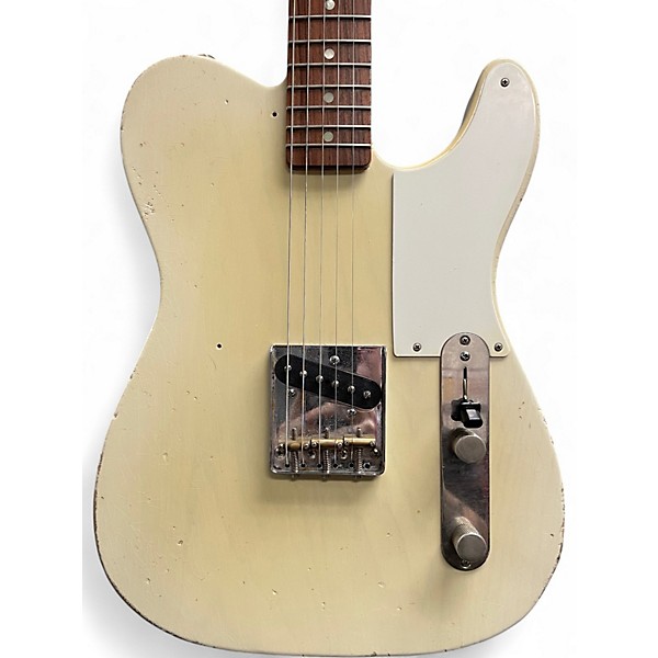 Used Mjt VTT Telecaster OFF WHITE Solid Body Electric Guitar