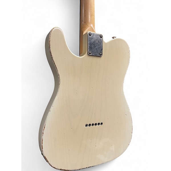 Used Mjt VTT Telecaster OFF WHITE Solid Body Electric Guitar