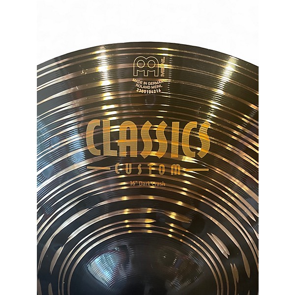 Used MEINL 16in Classics Custom Trash Crash Cymbal