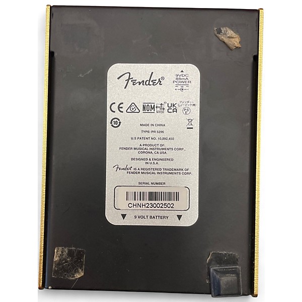 Used Fender PUGILIST DISTORTION Effect Pedal