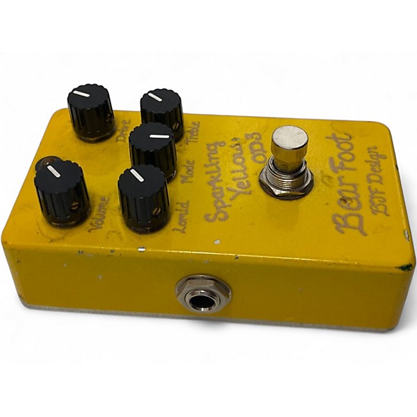 Used Bjf Designs Bear Foot Sparking Yellow Effect Pedal
