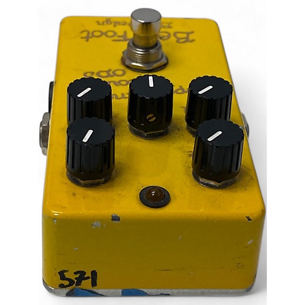 Used Bjf Designs Bear Foot Sparking Yellow Effect Pedal