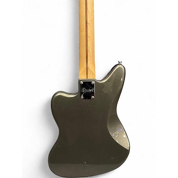 Used Squier AFFINITY SERIES JAGUAR BASS Metallic Gray Electric Bass Guitar