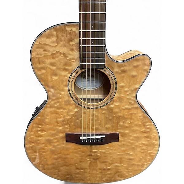 Used Mitchell MX430QAB Natural Acoustic Electric Guitar