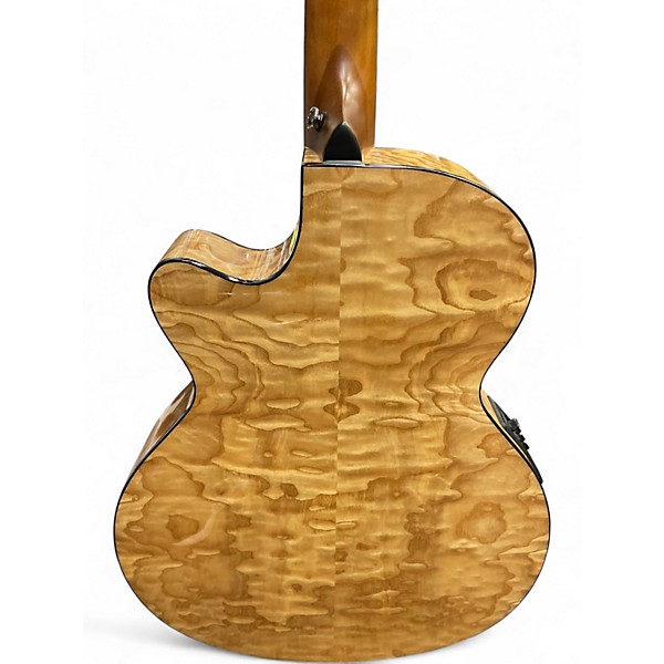 Used Mitchell MX430QAB Natural Acoustic Electric Guitar