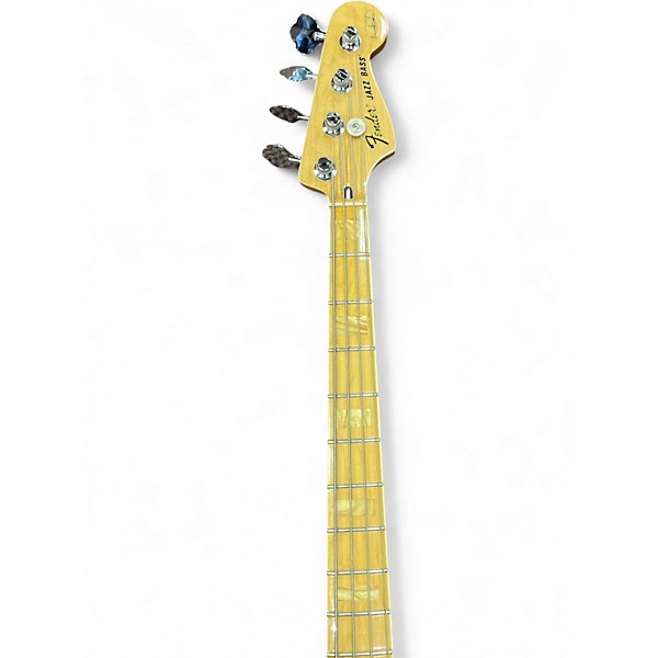 Used Fender Marcus Miller Signature Jazz Bass Olympic White Electric Bass Guitar