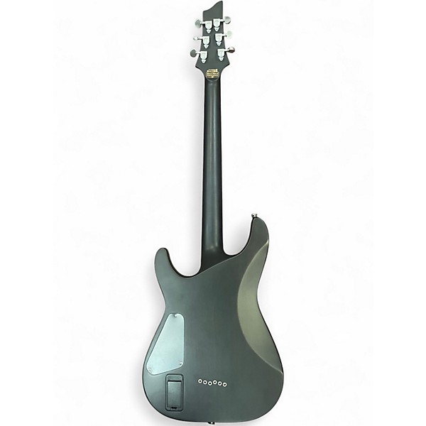 Used Schecter Guitar Research C1 Platinum Trans Black Solid Body Electric Guitar