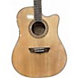 Used Washburn WD7SCEA Natural Acoustic Guitar