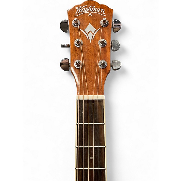 Used Washburn WD7SCEA Natural Acoustic Guitar