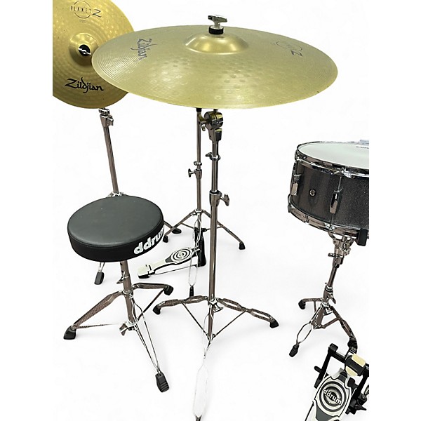 Used ddrum 5 Piece D2 Silver Drum Kit