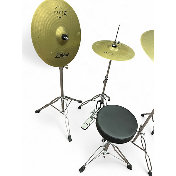 Used ddrum 5 Piece D2 Silver Drum Kit