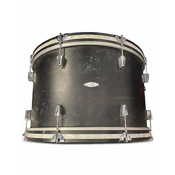 Used C&C Drum Company 3 Piece cardwell 3 piece Black Drum Kit