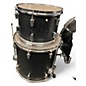 Used C&C Drum Company 3 Piece cardwell 3 piece Black Drum Kit