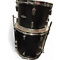 Used C&C Drum Company 3 Piece cardwell 3 piece Black Drum Kit