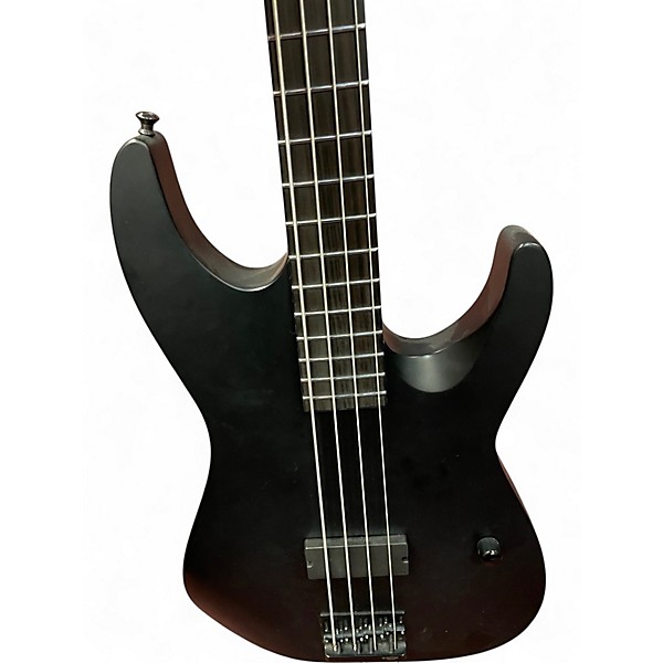 Used ESP LTD AP4 Black Metal Satin Black Electric Bass Guitar