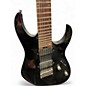 Used Ibanez RGMS7 Black Solid Body Electric Guitar
