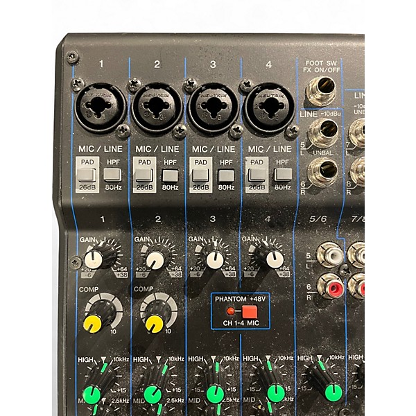 Used Yamaha MG10XU Unpowered Mixer