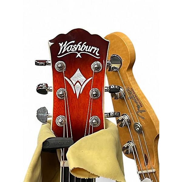 Used Washburn EA15ITB Red Acoustic Electric Guitar