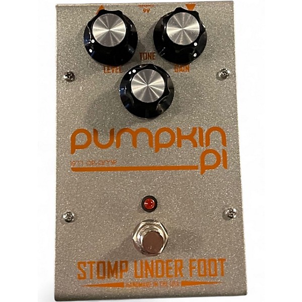 Used Stomp Under Foot PUMPKIN PI Effect Pedal